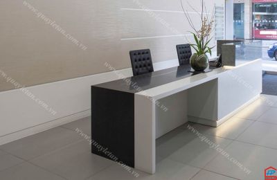 Quầy Lễ Tân Lệch Sơn QLTL S02