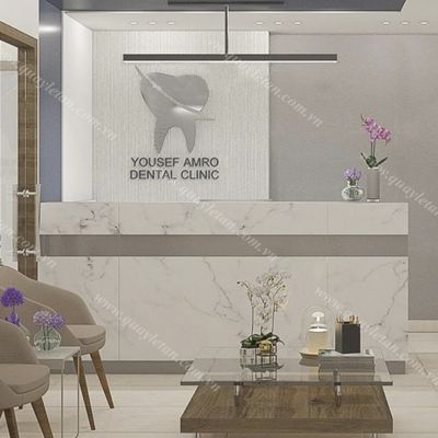 Quầy Lễ Tân Hiện Đại - Cao Cấp QLTCC153