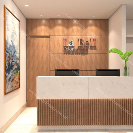 Quầy Lễ Tân Hiện Đại - Cao Cấp QLTCC127