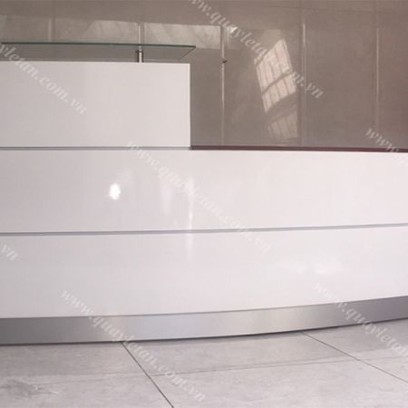 Quầy Lễ Tân Lệch Sơn QLTL S09