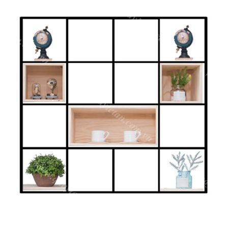 VÁCH TRANG TRÍ SẮT VTTS 4K4